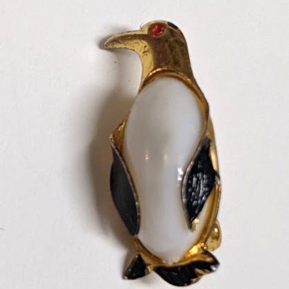 Vintage 50's Jelly Belly Penguin Pin Bundle Me! - Picture 1 of 5
